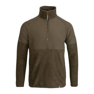 Jack Pyke Mens Bleasdale Half Zip Fleece Top / Dark Olive